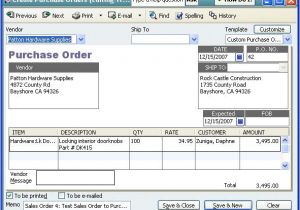 Quickbooks Sales order Template Qodbc Desktop How to Link Purchase orders to Sales