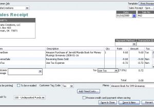 Quickbooks Sales Receipt Template Use Tax In Quickbooks It 39 S Your Money