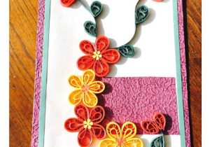 Quilling Greeting Card for Birthday Bonitahub Handmade Quilling Birthday Card Buy Online at