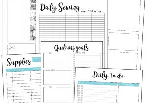 Quilt Journal Template Quilt Planner Printables