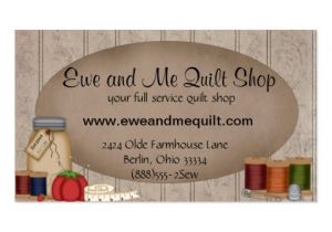 Quilt Shop Business Plan Template Primitive Quilt Shop Business Card Template Zazzle