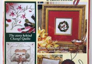 Quilters Creative touch Gold Card Australian Embroidery Cross Stitch Magazine Vol 7 No 11 Creative Ideas for Christmas Un Used Pattern Sheet Included