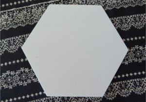 Quilters Template Plastic Plastic Hexagon Quilt Template for English Paper Piecing and