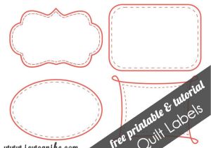 Quilting Templates Free Online Free Printable Quilt Labels Craftsy