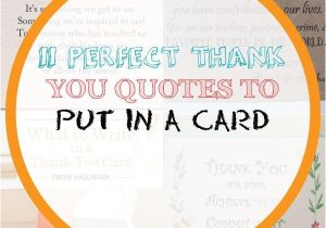Quotes to Put In A Thank You Card 11 Perfect Thank You Quotes to Put In A Card In 2020