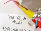 Quotes to Put In A Thank You Card Thank You Card Sayings Phrases and Messages to Say Thanks