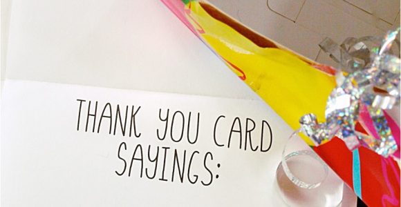 Quotes to Put In A Thank You Card Thank You Card Sayings Phrases and Messages to Say Thanks