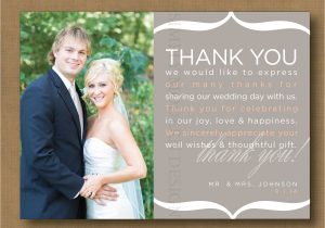 Quotes to Put In A Thank You Card Thank You Note Wedding Thank You Card by Simplymoderndesignx
