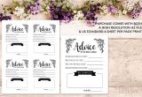 Quotes to Write On Marriage Card Advice Card Template Advice for the Newlyweds Marriage