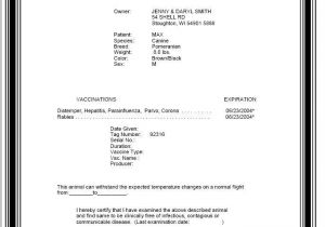 Rabies Vaccination Certificate Template Search Results for Dog Vaccination Certificate form