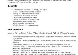 Radiation therapy Student Resume Physical therapist Pt Resume Examples Occupational