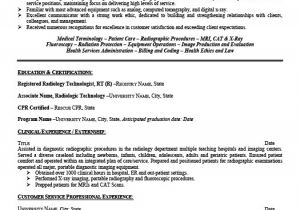 Radiologic Technologist Student Resume Radiologic Technologist Resume Template Premium Resume