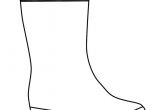 Rain Boots Template April Showers Free Coloring Pages