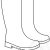 Rain Boots Template Autumn Rain Boots Coloring Page
