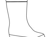 Rain Boots Template Sketch Womens Rain Boots Coloring Pages