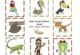 Rainforest Animal Templates Rain forest Animal Printable Preschool Printables