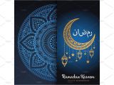 Ramadan Kareem Greeting Card with Background Month Ramadan Greeting Card with Arabic Calligraphy Ramadan