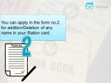 Ration Card Addition Of Name How to Add or Delete Members In Ration Card