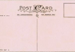 Read Write Think Postcard Template Free Printable Vintage Postcard Pretty Knick Of Time