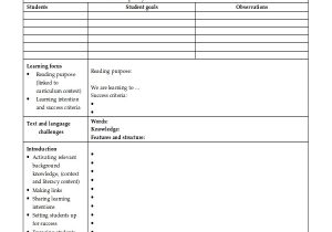 Reading Street Lesson Plan Template Guided Reading Lesson Plan Template Document if You