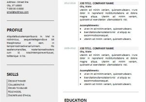 Ready Resume format In Word Download 10 Best Resume Templates You Can Free Download Ms Word