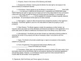 Real Estate Agent Contract Template Sample Contract Employing Real Estate Broker for Lease Of