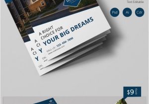 Real Estate Brochures Templates Free Simple Real Estate A4 Bi Fold Brochure Template Free