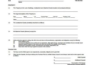 Real Estate Contract Template Real Estate Contract Template 14 Download Free