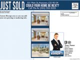 Real Estate Just sold Flyer Templates Coldwell Banker Eddm Just sold Template 2 Cheap Price