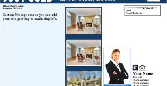 Real Estate Just sold Flyer Templates Coldwell Banker Eddm Just sold Template 2 Cheap Price