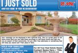 Real Estate Just sold Flyer Templates Remax Eddm Just sold Postcards