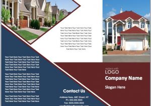 Real Estate Listing Brochure Template Real Estate Brochure Template Microsoft Office Templates
