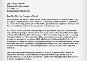 Real Estate Offer Cover Letter Example Real Estate Agent Cover Letter Resume Genius
