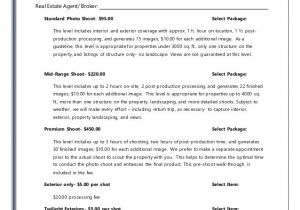 Real Estate Photography Contract Template Real State Contract