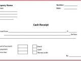 Receipt for Money Received Template Money or Cash Receipt format for Microsoft Word Template