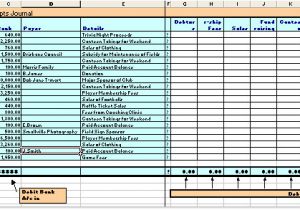 Receipt Ledger Template Accounting Exercises the Cash Receipts Journal