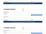 Receipts for Payments Template Rent Receipt Template Free Microsoft Word Templates