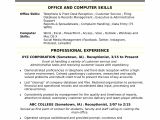 Receptionist Resume format for Fresher Receptionist Resume Sample Monster Com