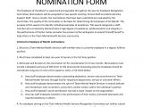 Recognition Proposal Template Employee Employee Of the Month Nomination form Design
