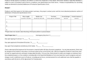 Record Producer Contract Template Music Agreement Contract Sample 7 Examples In Word Pdf