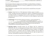 Record Producer Contract Template Record Label Agreements