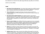 Recruiter Contract Template Recruitment Agreement Savvy Staffing