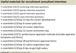 Recruitment Consultant Cover Letter No Experience Recruitment Consultant Cover Letter No Experience