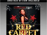 Red Carpet Flyer Template Free Red Carpet Party Flyer Template Print Ad Templates