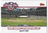 Red sox Happy Birthday Card 2006 topps Opening Day Boston Red sox Od Rr On Kronozio