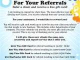 Referral Program Flyer Template Referral Flyer Gift Card