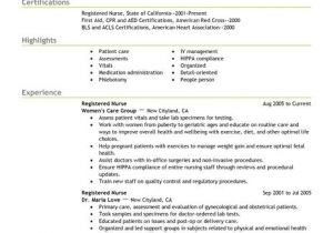Registered Nurse Resume Samples Best Registered Nurse Resume Example Livecareer