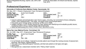 Registered Nurse Resume Samples Experienced Nursing Resume Best Resume Gallery