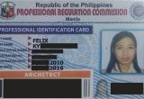 Registration for the issuance Of Professional Identification Card Switching From Your Maiden Name to Your Married Name Prc