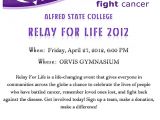 Relay for Life Email Templates 2012 Calendar Poster Template software Free Download